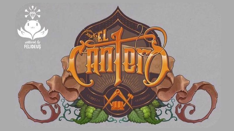 logo cerveza artesanal el cantero