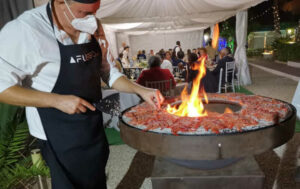 Cocinero en evento privado de Afuego360